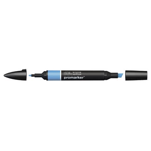 Pennarelli Winsor&Newton Promarker doppia punta fine-larga- cadet blue B336 - 0203000